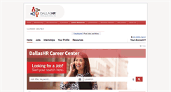 Desktop Screenshot of careers.dallashr.org
